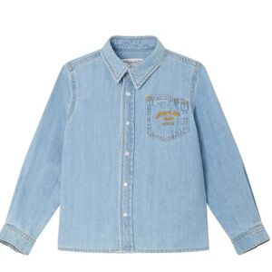 Brand new Bonpoint denim shirt 8Y